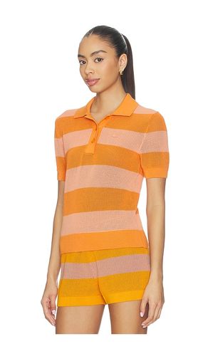 TOP EN RÉSILLE RAYÉE en . Taille 32. Also en 34, 36, 38, 40, 42 - Lacoste - Modalova