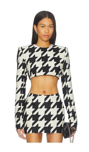 Cropped Shoulder Pad Top en ,. Taille M. Also en S - LaQuan Smith - Modalova