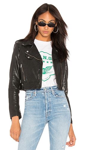 BLOUSON EN CUIR CIARA en . Taille M. Also en L - LAMARQUE - Modalova