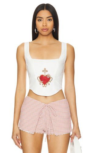 LOBA Corazon Top in Ivory. Size S - LOBA - Modalova