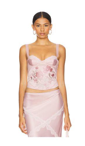 Roselie Embroidered Bustier in . Size S, XL, XS - LOBA - Modalova