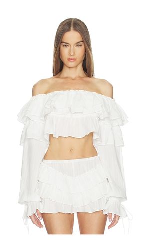 Iliana Ruffle Top en . Taille L. Also en - LOBA - Modalova