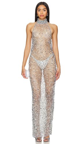 ROBE DE SOIRÉE EN MESH AVEC SEQUINS in . Size 4, 6, 8 - Lapointe - Modalova