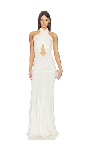 ROBE DE SOIRÉE JERSEY SLEEVELESS HALTER RUCHED en . Taille S. Also en M - Lapointe - Modalova