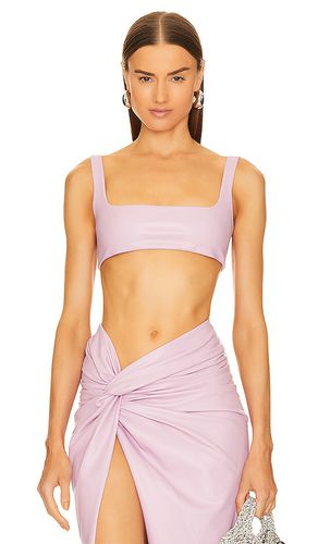 TOP BRASSIÈRE IMITATION CUIR in . Size 10, 12 - Lapointe - Modalova