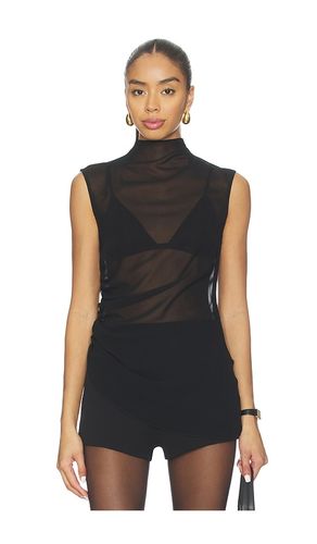 Mock Neck Ruched Top en . Taille 4. Also en 6 - Lapointe - Modalova