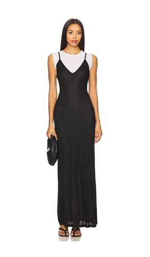 Rozzi V Neck Muscle Maxi Dress in . Size M, S, XS - LESET - Modalova