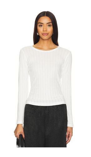 Pointelle Long Sleeve en . Taille S. Also en XS, XL - LESET - Modalova