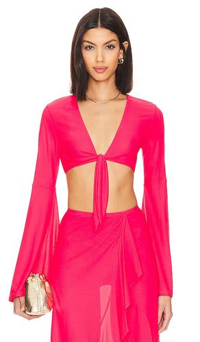 Bell Sleeve Crop Top in . Size M - Luli Fama - Modalova