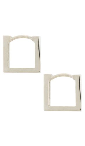 BOUCLES D'OREILLES SQUARE HOOP en - LOUPN - Modalova