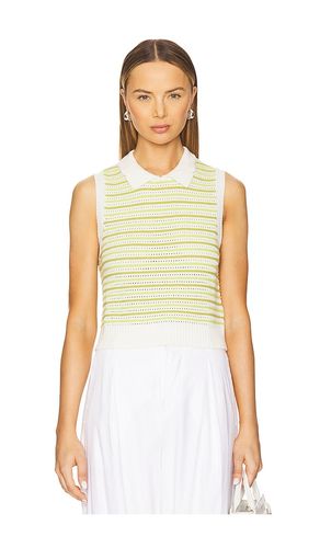 Striped Mesh Collared Tank in . Size XS - MATTHEW BRUCH - Modalova