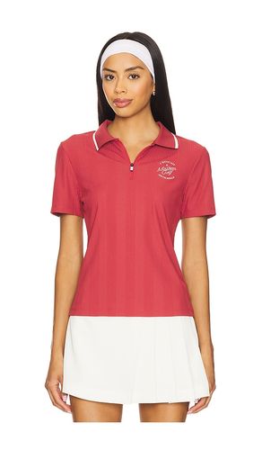 Camilla Quarter Zip Ss Polo Top en . Taille L. Also en M, S, XS - Malbon Golf - Modalova