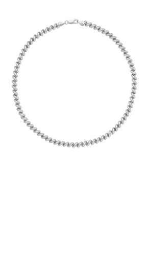 MEGA COLLIER in Metallic Silver - MEGA - Modalova