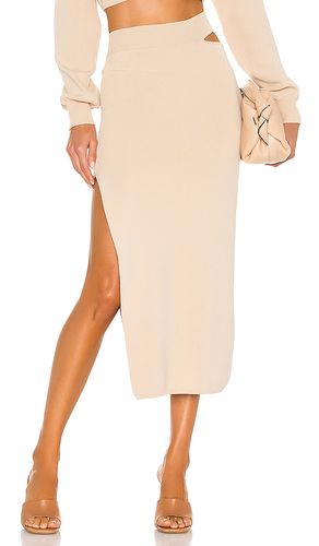 JUPE MIDI EN MAILLE CUT OUT en . Taille S. Also en M, L, XL - Michael Costello - Modalova