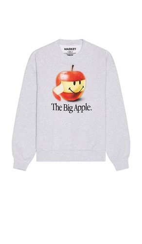 Smiley Big Apple Crewneck Sweatshirt in . Size L, S, XL/1X - Market - Modalova