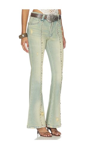 Studded Flared Jeans en . Taille 34/2. Also en 36/4, 38/6, 40/8, 42/10 - Markgong - Modalova