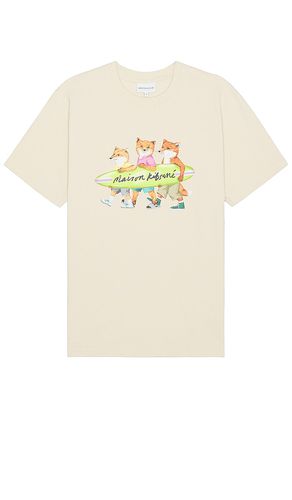 Surfing Foxes Comfort T-shirt in . Size M, S, XL/1X - Maison Kitsune - Modalova