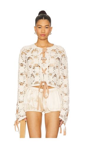 Crochet Top en . Taille L. Also en M, S, XS - Milkwhite - Modalova