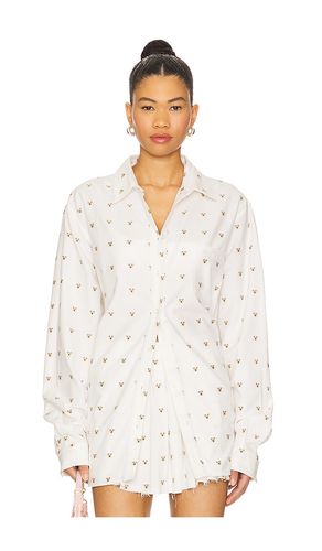 Oversized Shirt en . Taille S. Also en L - Milkwhite - Modalova