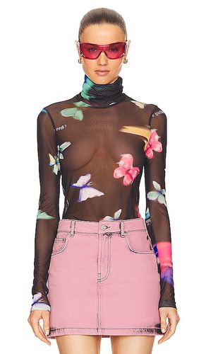 Butterfly Print Tulle Top in . Size 38, 40 - Moschino Jeans - Modalova