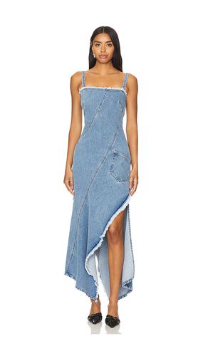 ROBE EN DENIM AVEC TORSADE in . Size 10, 2, 4, 8 - Monse - Modalova