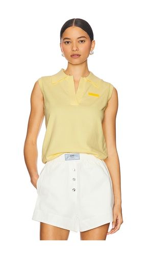 Knitted Polo Top in . Size M, S, XS - Monse - Modalova