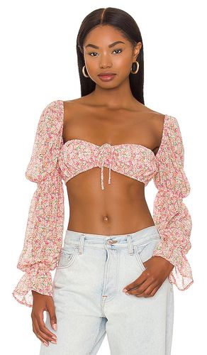 Krista Floral Crop Top in . Size XL - MORE TO COME - Modalova