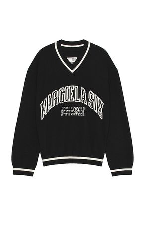 PULL ENCOLURE V MARGIELA SIX in . Size M - MM6 Maison Margiela - Modalova