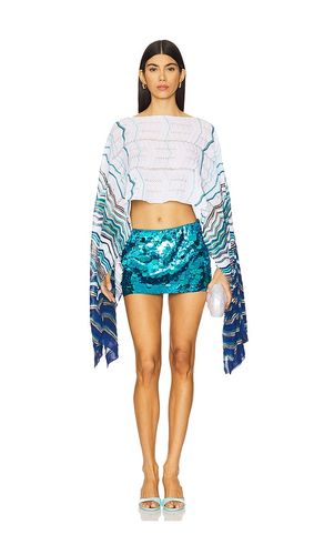 Missoni Poncho in Blue,White - Missoni - Modalova