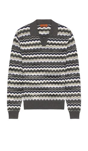Long Sleeve Polo in . Size 48, 50, 52 - Missoni - Modalova