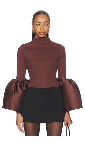 Heavy Satin Turtleneck Puff Sleeve Top en . Taille L. Also en XS - Marques ' Almeida - Modalova
