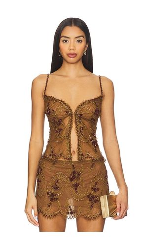 TOP CARACO AVEC PERLES COUSUES MAIN en . Taille S. Also en L - Mirror Palais - Modalova