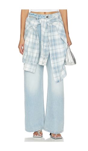 Lace-Up Denim Jean en . Taille S. Also en L - MARRKNULL - Modalova