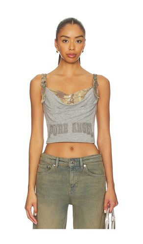 Printed Pleated Corset Top en . Taille M. Also en - MARRKNULL - Modalova