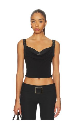 Printed Pleated Corset Top en . Taille S. Also en L - MARRKNULL - Modalova