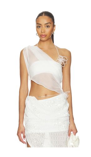 Asymmetric Beaded Chiffon Top en . Taille L. Also en S - MARRKNULL - Modalova