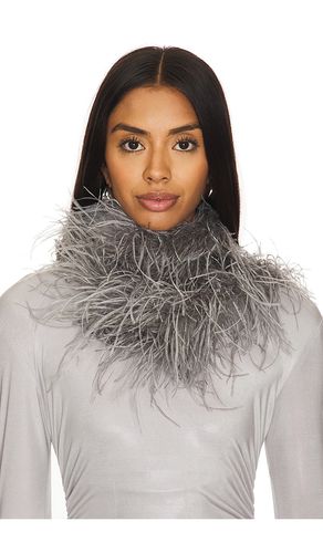 Norma Kamali Feather Boa in Grey - Norma Kamali - Modalova