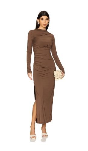 NIA ROBE MAXI in Brown. Size S - NIA - Modalova