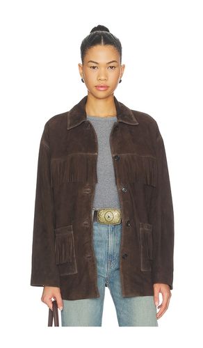 BLOUSON EN DAIM À FRANGES FOUDRE en . Taille S. Also en L - NILI LOTAN - Modalova