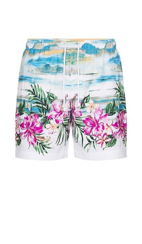 Volley All Over Print Hibiscus Scene Swim Trunk in . Size S, XL/1X - Original Penguin - Modalova
