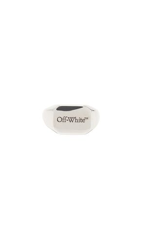 BAGUE LOGO in . Size 64 - OFF-WHITE - Modalova