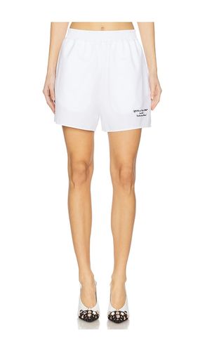 OFF- Embroidered Poplin Elastic Waist Shorts en . Taille 36. Also en 38, 40 - OFF-WHITE - Modalova