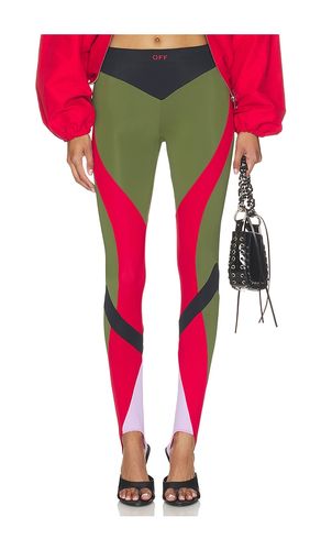 LEGGINGS LY COLOR BLOCK en . Taille 38. Also en 40 - OFF-WHITE - Modalova