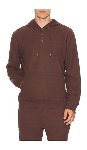 SWEAT À CAPUCHE WAFFLE HALF BUTTON en . Taille S. Also en M - onia - Modalova