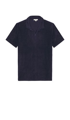 Towel Terry Johnny Collar Polo in . Size M, S, XL/1X - onia - Modalova