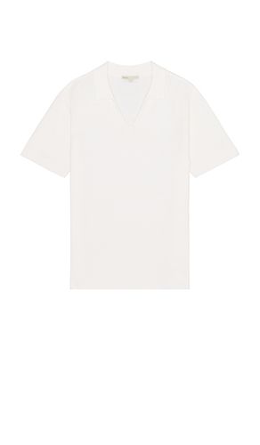 Cotton Crochet Johnny Collar Polo in . Size M, S, XL/1X - onia - Modalova