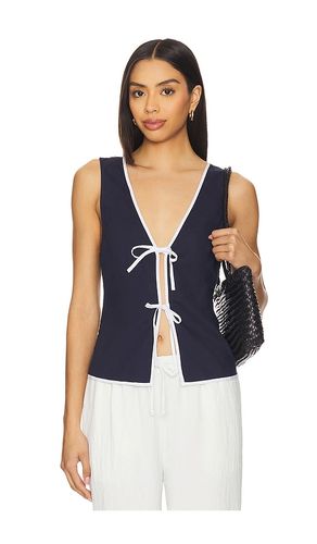 TOP NOUÉ DEVANT AIR LINEN in . Size M, S, XS - onia - Modalova