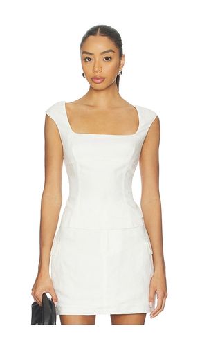 Linen Peplum Top en . Taille 4/S. Also en 6/SM, 12/XL - onia - Modalova