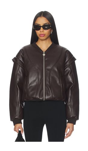 BLOUSON EN CUIR VALENTINA en . Taille M. Also en S, XS - OW Collection - Modalova