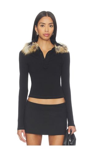 Furry Fitted Polo Top en . Taille S. Also en M, L - Ottolinger - Modalova